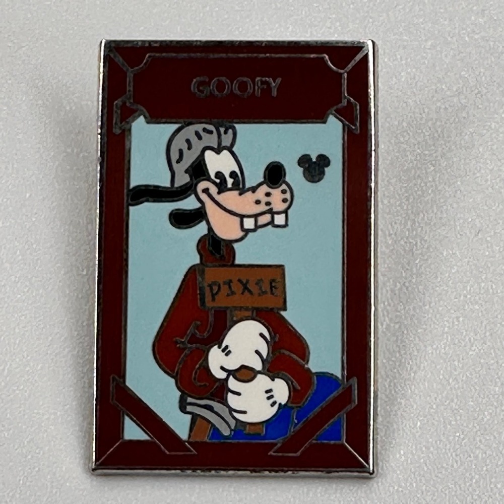 Disney GOOFY PIXIE Hidden Mickey Pin Construction Fence Signs 2012 PP#91295